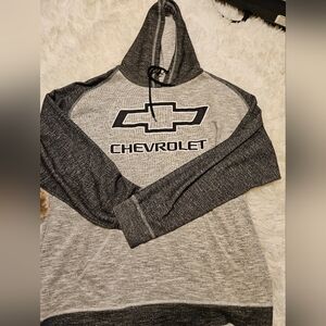 Chevrolet Gray and Black Hoodie